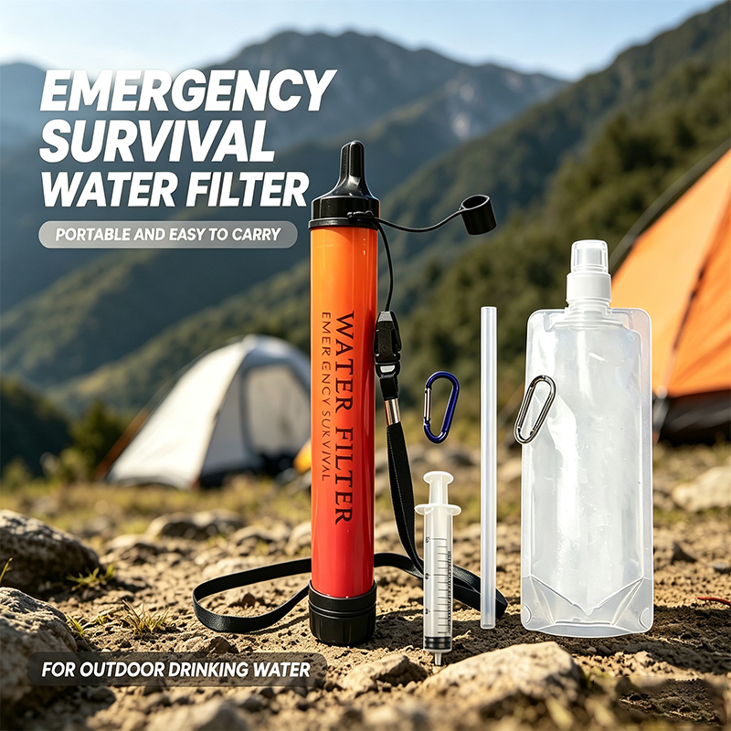 야외용 미니 정수 빨대 캠핑 정화 휴대용 하이킹 정수기 - Water Purification Straw 리뷰 및 가격